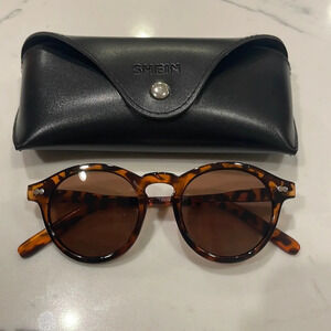 Shein Brown Tortoise Sunglasses